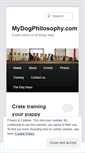 Mobile Screenshot of mydogphilosophy.com